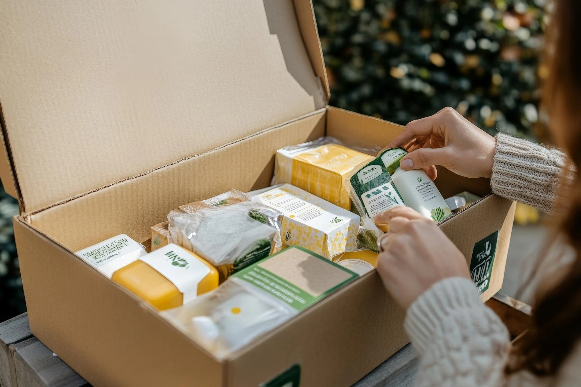 Branded packaging inserts